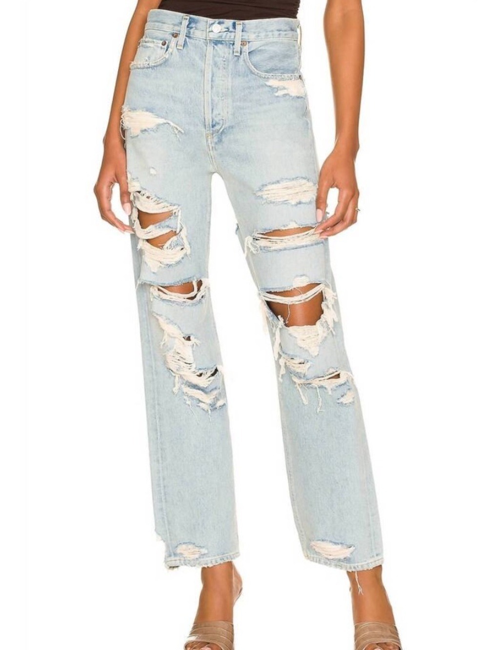 Agolde 90's Mid Rise Loose Jeans in Unhinged 100% Organic Cotton